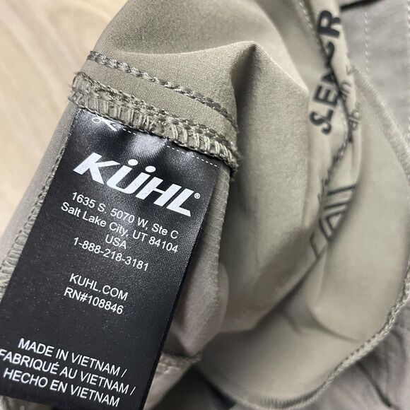 Kuhl Pants Mens 38x30 Gray Silencr Ripstop 4-Way Stretch Hiking Gusseted Crotch - Picture 6 of 12